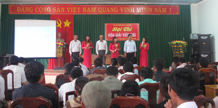 Xã EaTam tổ chức Hội thi Hoà giải viên giỏi năm 2018